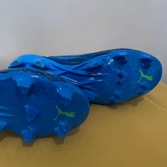 Puma Ultra 1.2 FG Firm Ground Boots Blue/Yellow- NWT (no box) main image 11